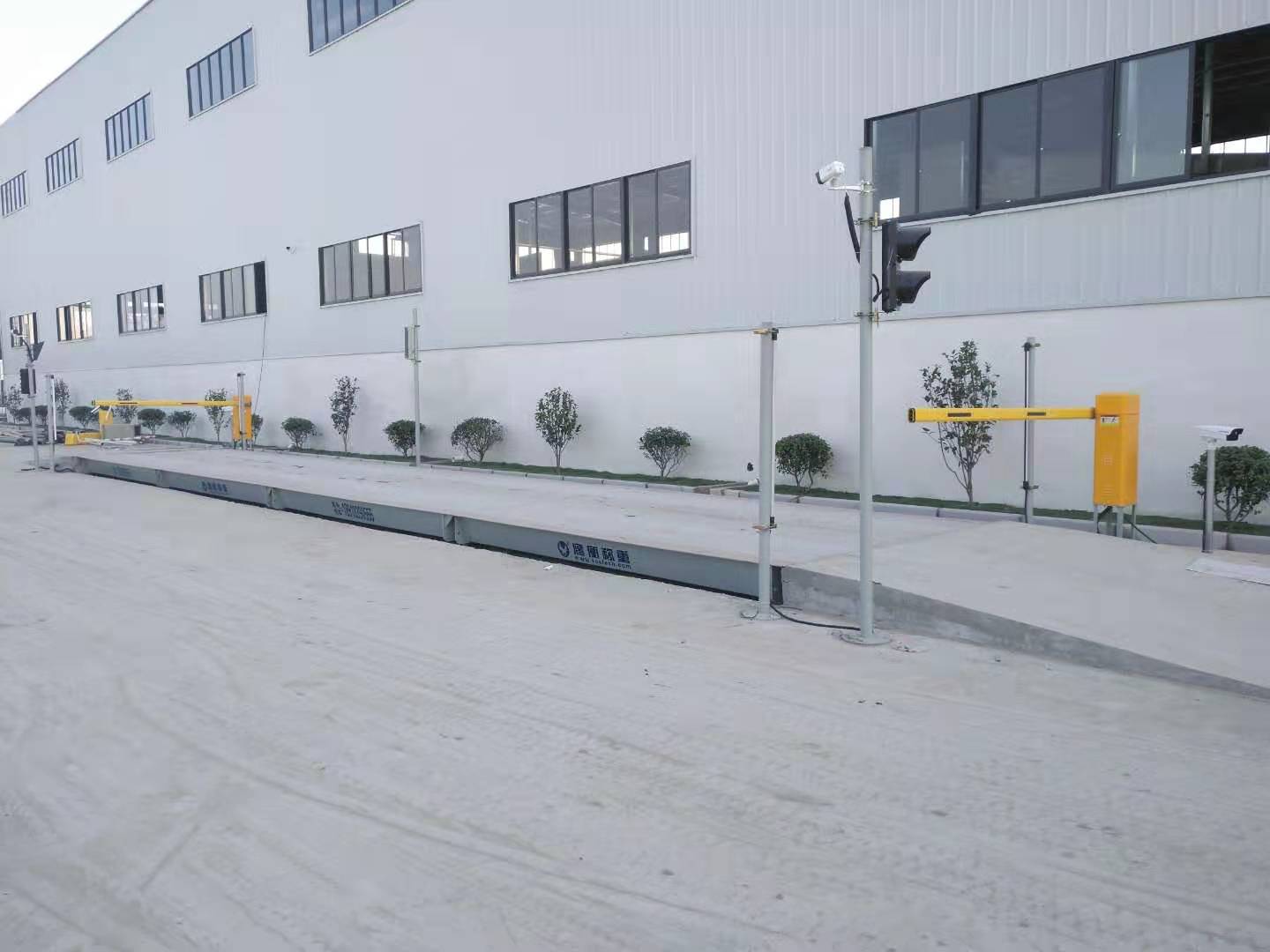 100噸智能地磅安裝 - 浙江某電器製造有限公司